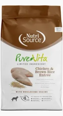 NutriSource PureVita Chicken &amp; Brown Rice Entree