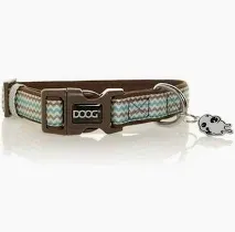 DOOG Collar Brown &amp; Blue 