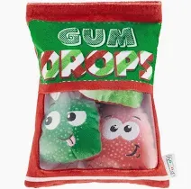 Outward Hound~ Holiday Gum Drop Bag Red