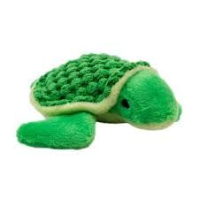 Tall Tails Plush Squeaker Turtle  4"