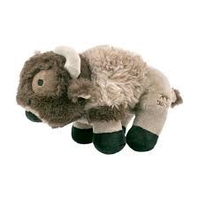 Tall Tails Dog Plush Squeaker Buffalo 9"
