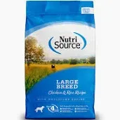 NutriSource Chicken &amp; Rice Large Breed Dog