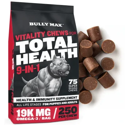 Bully Max Vitality Chews for Total Health 9-in-1 10.6 oz