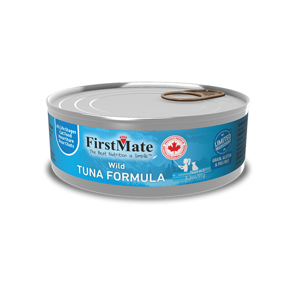 FirstMate Limited Ingredient Wild Tuna Canned Cat Food 3.2 oz