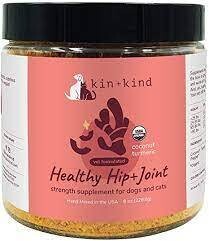 Kin+Kind Organic Hip &amp; Joint Supplement Dog/Cat 8 oz