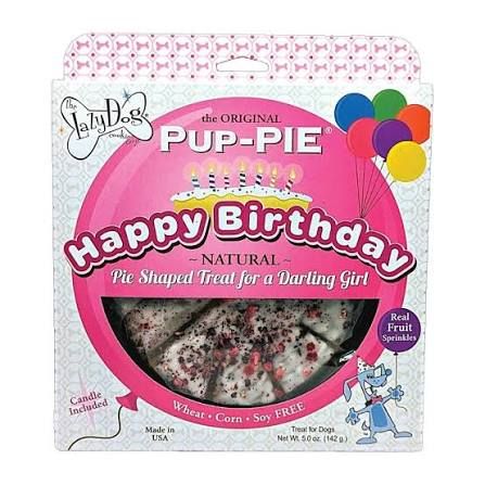 Lazy Dog Cookie Happy Birthday Pup-Pie Girl 