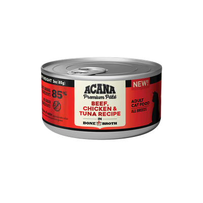 Acana Cat Beef, Chick, Tuna