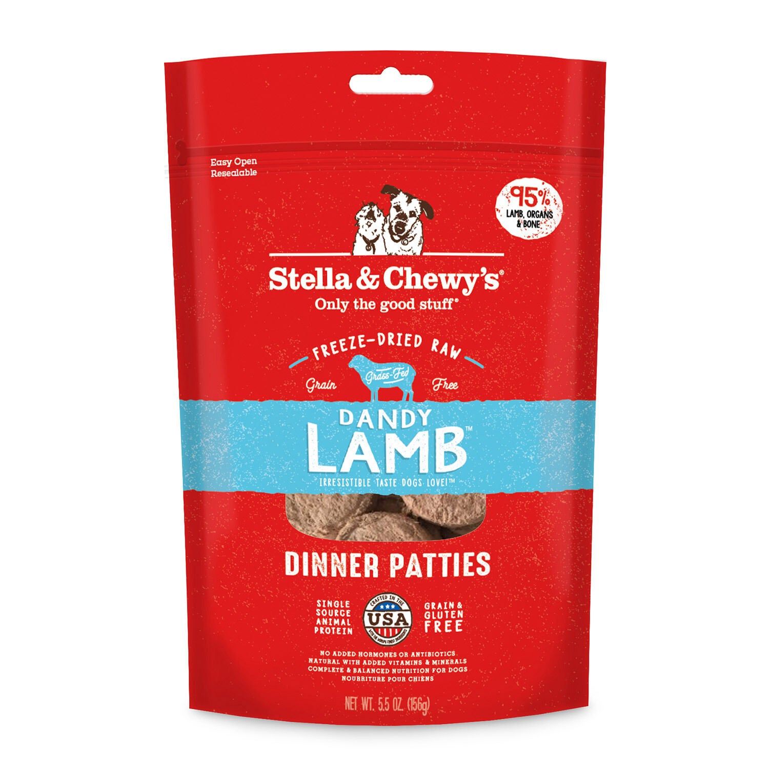 Stella &amp; Chewy Freeze-Dried Dinner Patties Lamb