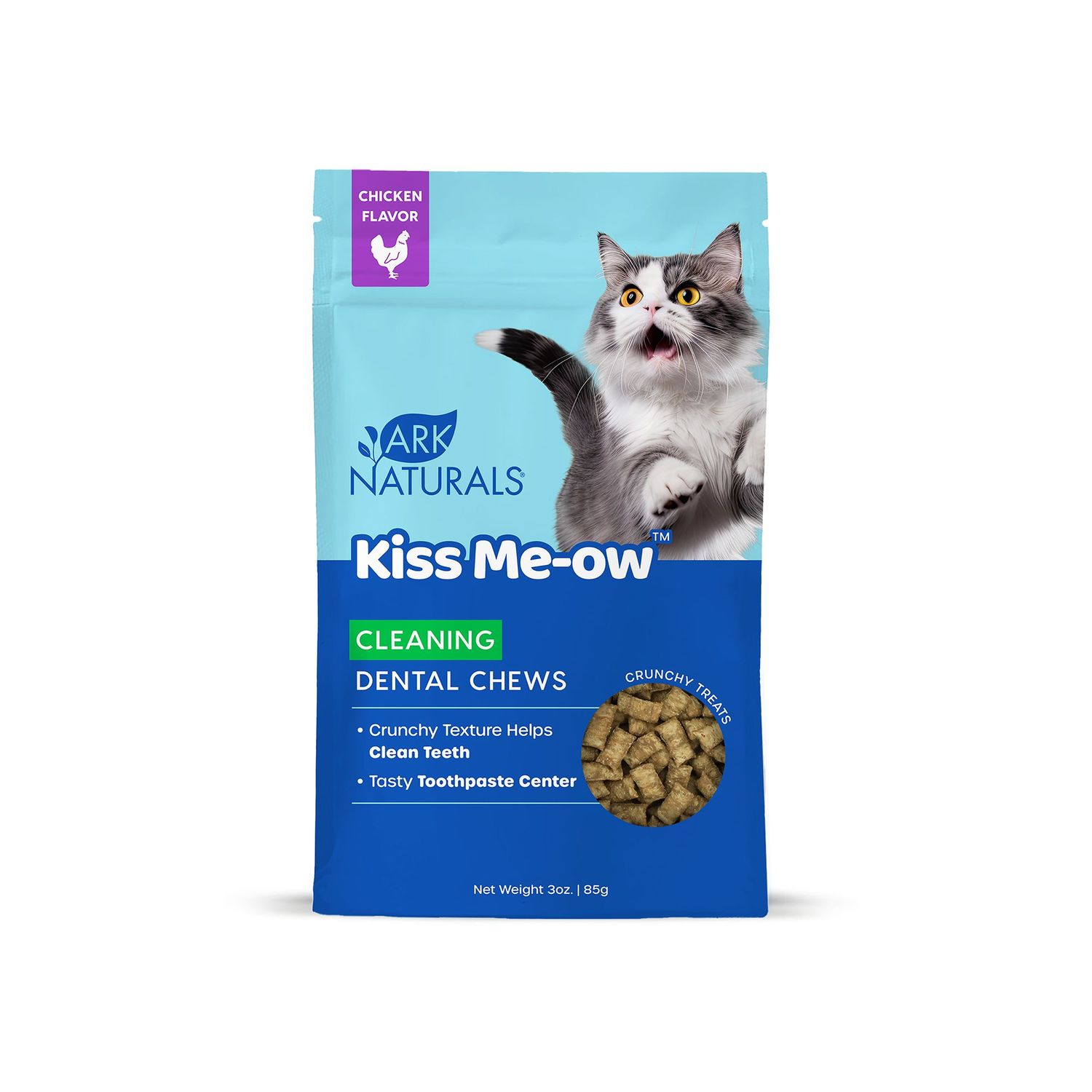 Ark Naturals Kiss Me-ow Dental Chew Chicken 