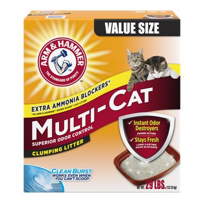 Arm &amp; Hammer Multi Cat Clumping Cat Litter 29lbs