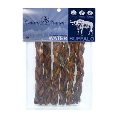 Canine Caviar Buffalo Braided Stick 6in 