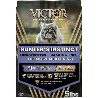 Victor Hunter Instinct Hi-Pro Salmon Cats 7+