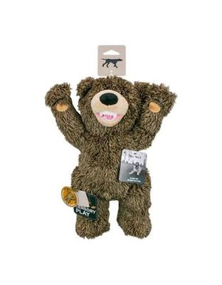 Tall Tails Dog Plush Rope Grizzly Bear 14in