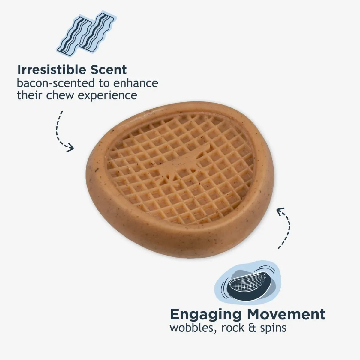 Tall Tails Long Lasting Wiggle Waffle Chew 6in