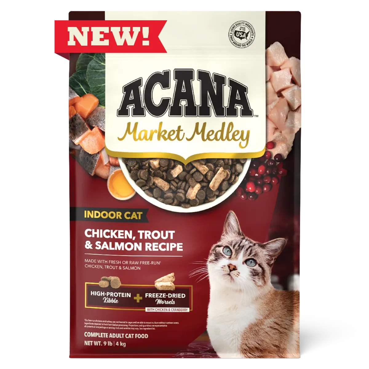 Acana Cat Market Medley Poultry &amp; Fish W/ FD Chick
