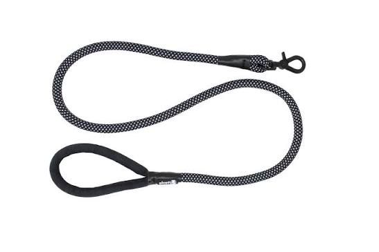 Alcott Clip Rope Leash Black