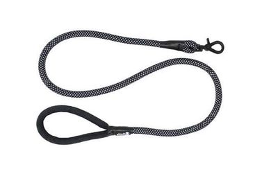 Alcott Clip Rope Leash Black
