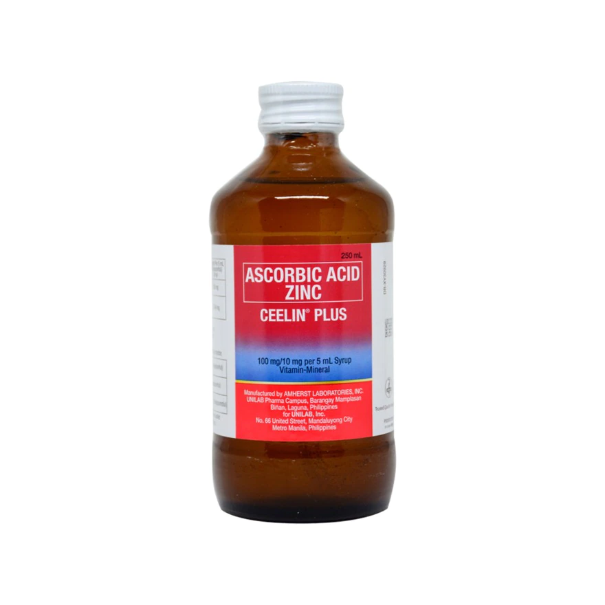 CEELIN Ascorbic Acid + Zinc Syrup 120ml