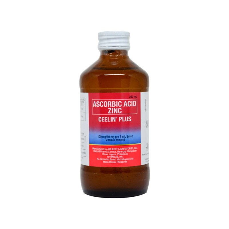 CEELIN Ascorbic Acid + Zinc Syrup 120ml