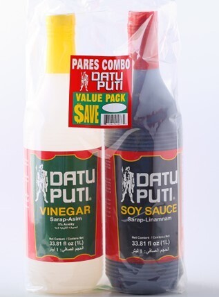 Datu Puti Value Pack 2L Soy Sauce+Vinegar