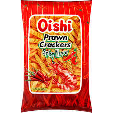 Oishi Prawn Crackers Spicy 60g