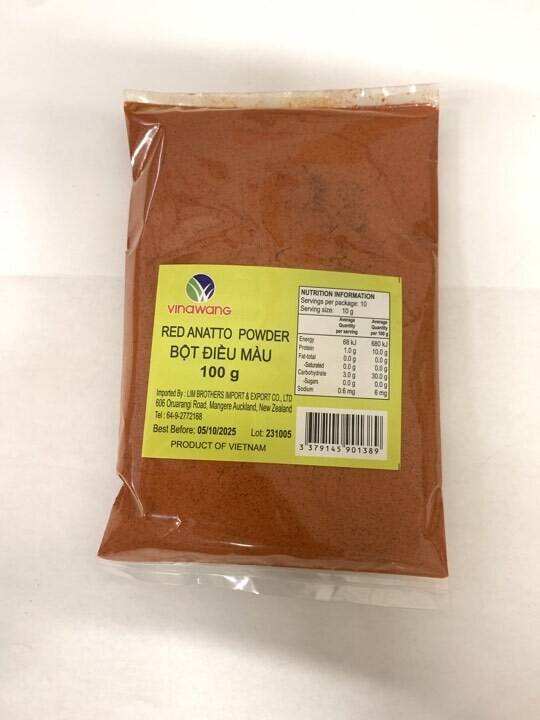 Vinawang Red Anatto Powder 100g