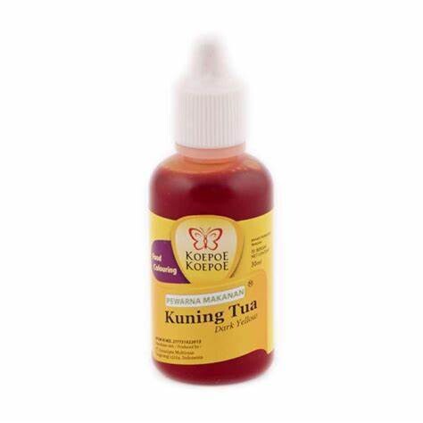 Koepoe Koepoe Food Coloring Dark Yellow 30 mL