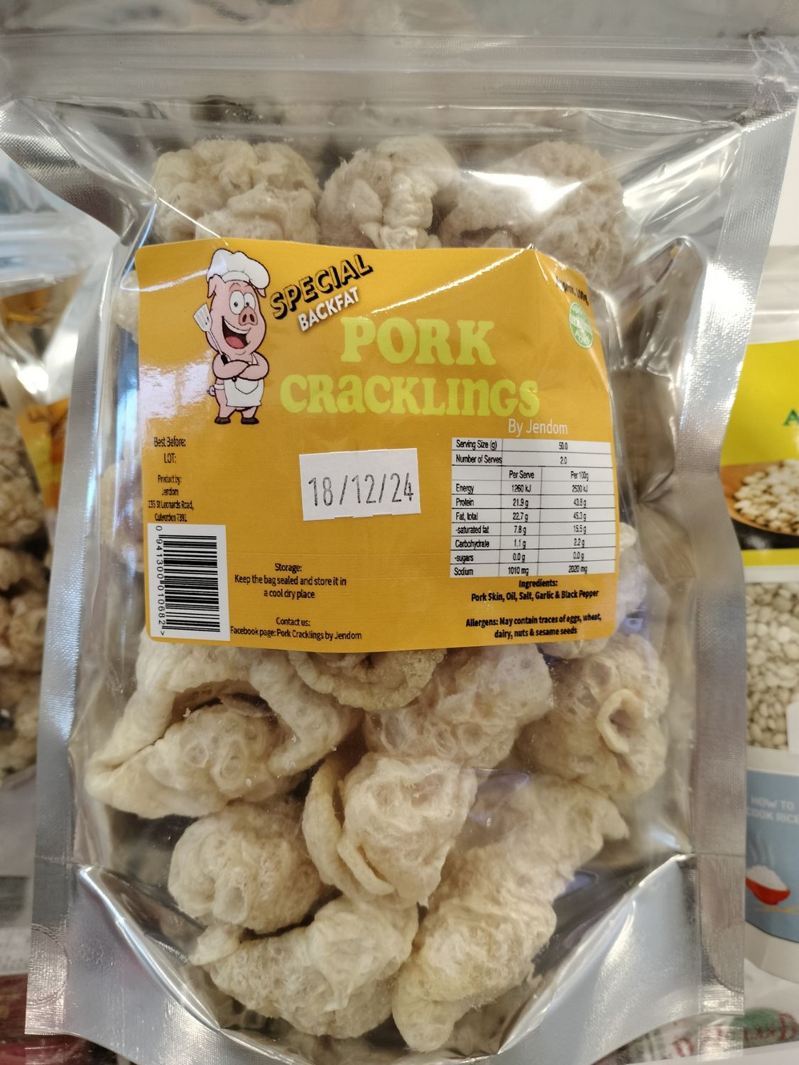 Pork Cracklings 100g
