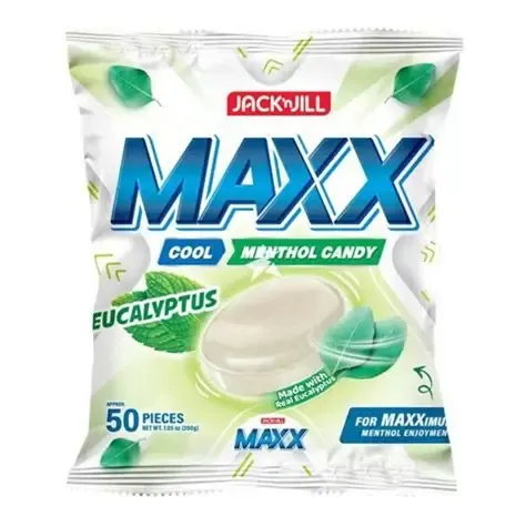Jack'njill MAXX Cool Eucalyptus Menthol Candy 200g (50pcsx4g) | PinoyNZTrading