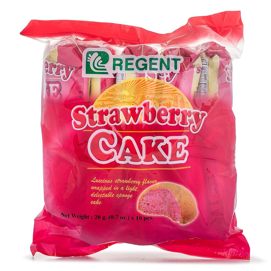 Regent Strawberry Cake 200g (10pcsx20g) | PinoyNZTrading