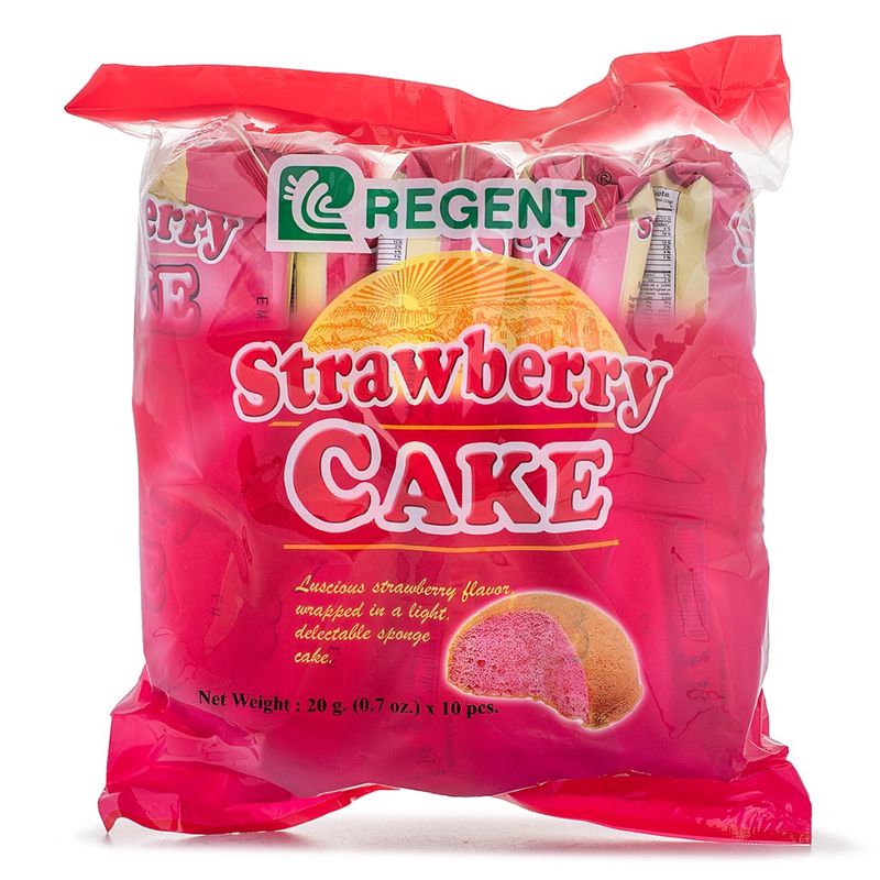 Regent Strawberry Cake 200g (10pcsx20g) | PinoyNZTrading