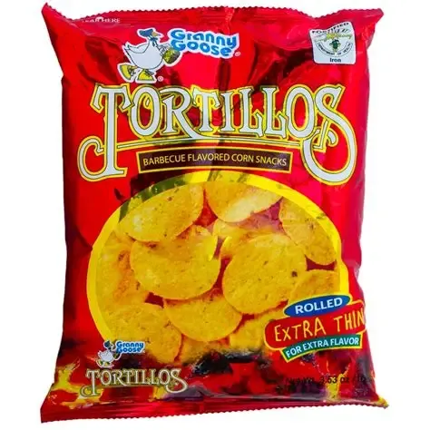 Granny Goose Tortillos Barbecue Flavoured Corn Snacks 100g | PinoyNZTrading