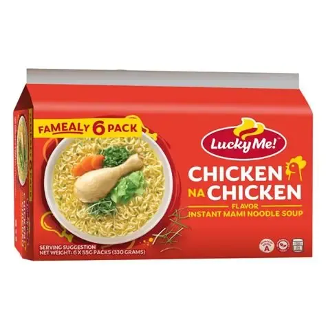 Lucky Me Chicken Instant Noodles 6 pack