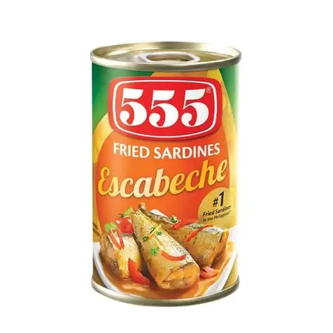 555 Fried Sardines Escabeche 155g | PinoyNZTrading
