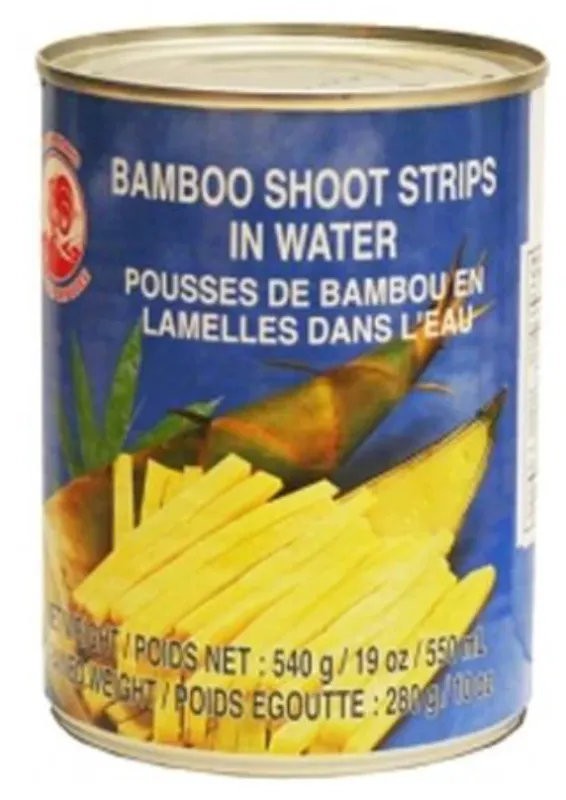 Cock Brand Bamboo Shoot (Strips) in Water 540g | PinoyNZTrading