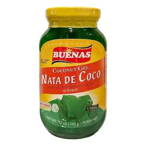 Buenas Nata De Coco (Green) in Syrup 340g | PinoyNZTrading