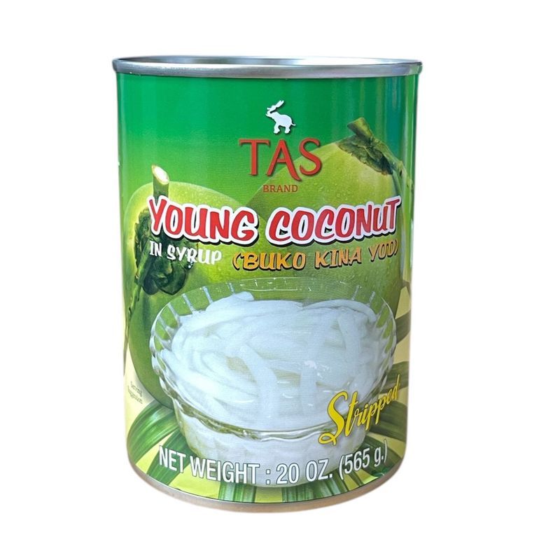 TAS Young Coconut (Stripped) in Syrup 565g | PinoyNZTrading