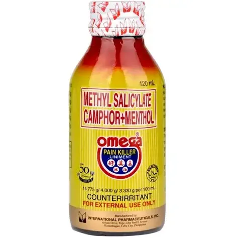 Omega Pain Killer Liniment Counterirritant 120ml | PinoyNZTrading