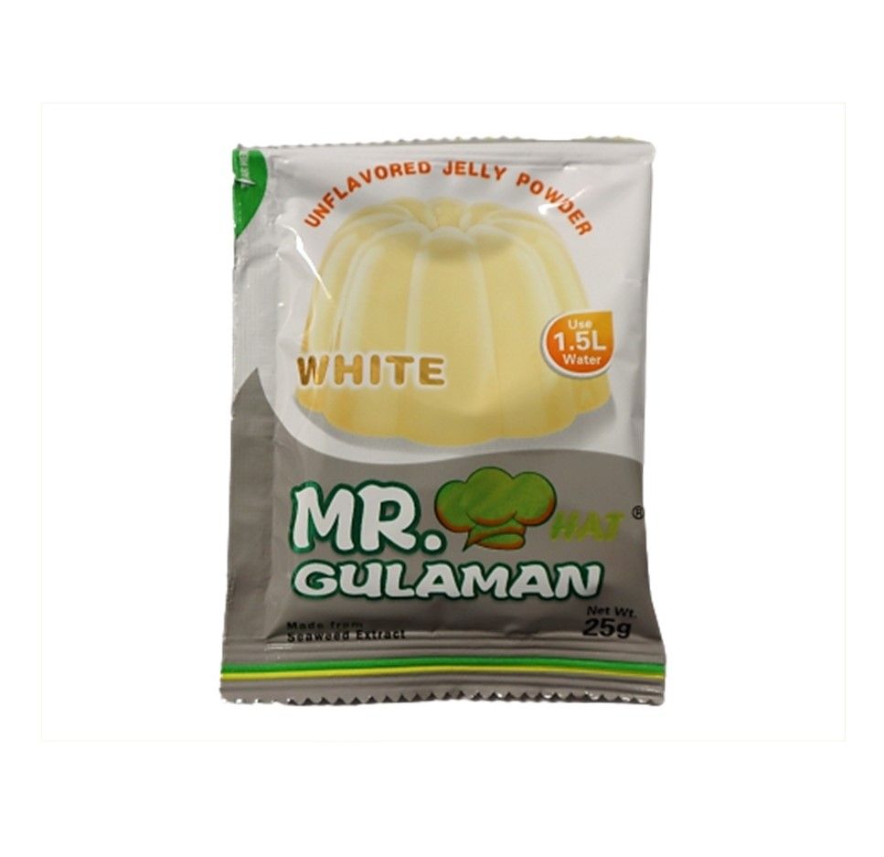 Mr Gulaman White Unflavoured Jelly Powder 25g | PinoyNZTrading