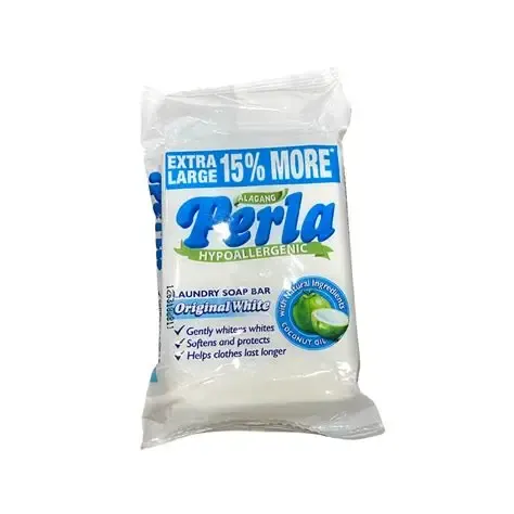 Perla Hypoallergenic Laundry Soap Bar Original White 110g | PinoyNZTrading