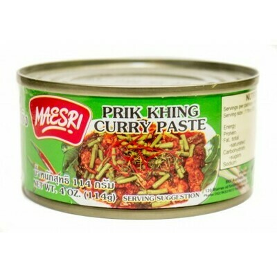 Prik Khing Stir-fried Curry Paste MAESRI (น้ำพริกแกงเผ็ดผัดพริกขิง ตราแม่ศรี) 114 g.
