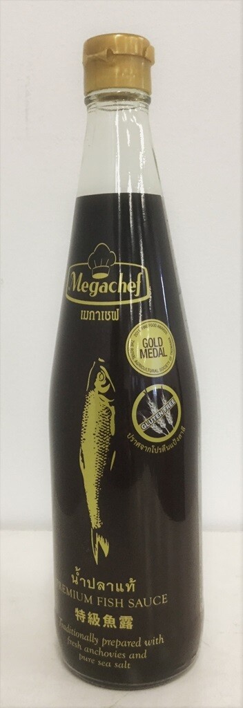 Premium Fish Sauce MEGACHEF (น้ำปลาพรีเมี่ยม ตราเมก้าเชฟ) 700ml