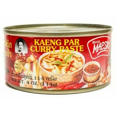 Jungle Curry Paste (Kaeng Par) MAESRI (น้ำพริกแกงป่า ตราแม่ศรี)114g.