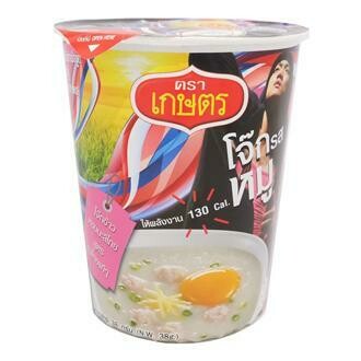 Rice Porridge Pork Flavour KASET (โจ๊กรสหมู ตราเกษตร) 38g.