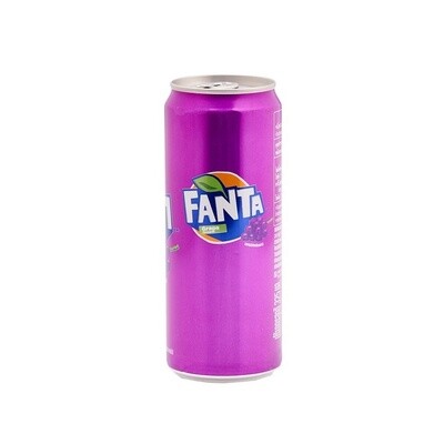 FANTA Grape Soft drink (น้ำอัดลม กลิ่นองุ่น ตราแฟนต้า) 325ml