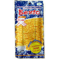 BENTO Seafood Snack Hot &amp; Spicy flavour #Blue (ซีฟู้ดสแน็ค รสปลาหมึกอบปรุงรส ซองฟ้า ตราเบนโตะ) 20g.