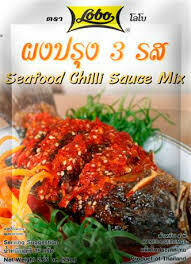 Seafood Chili Sauce Mix LOBO (ผงปรุง 3 รส ตราโลโบ) 75g.