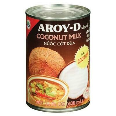Coconut Milk For Cooking AROY-D (กะทิแท้สำหรับแกง ตราอร่อยดี) 400 ml.