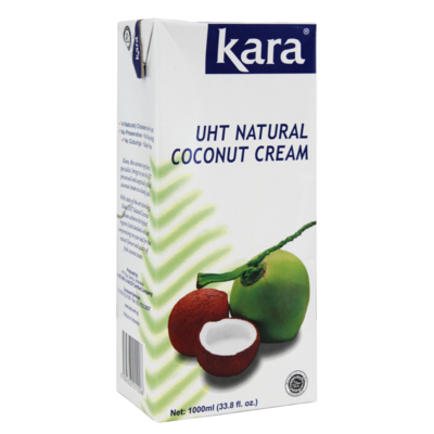 Coconut Cream UHT KARA (หัวกะทิ ตราคารา) 1Litre
