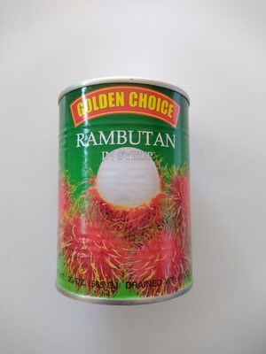 Rambutan in Syrup GOLDEN CHOICE (เงาะในน้ำเชื่อม ตราโกลเด้นชอยส์) 565g.